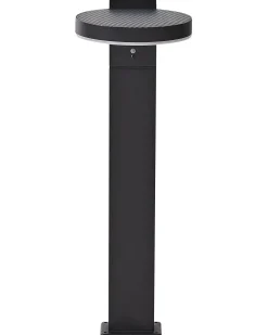 Lampione solare da giardino a LED PARKERS con sensore di movimento Nero