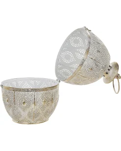 Lanterna AMORGOS Metallo 34 cm Oro