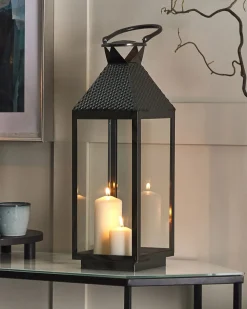 Lanterna BALI Acciaio inox 54 cm Nero