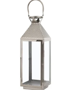 Lanterna BALI Acciaio inox 55 cm Argento