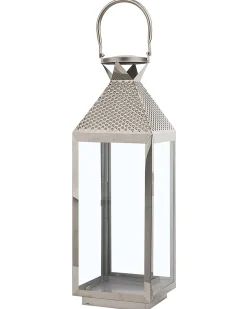 Lanterna BALI Acciaio inox 55 cm Argento