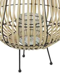 Lanterna BERKNER Legno di salice 44 cm Naturale