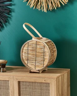 Lanterna BISTAL Rattan 30 cm Naturale