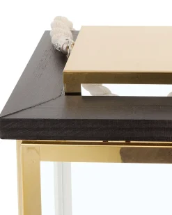 Lanterna BORNEO Metallo 41 cm Ottone