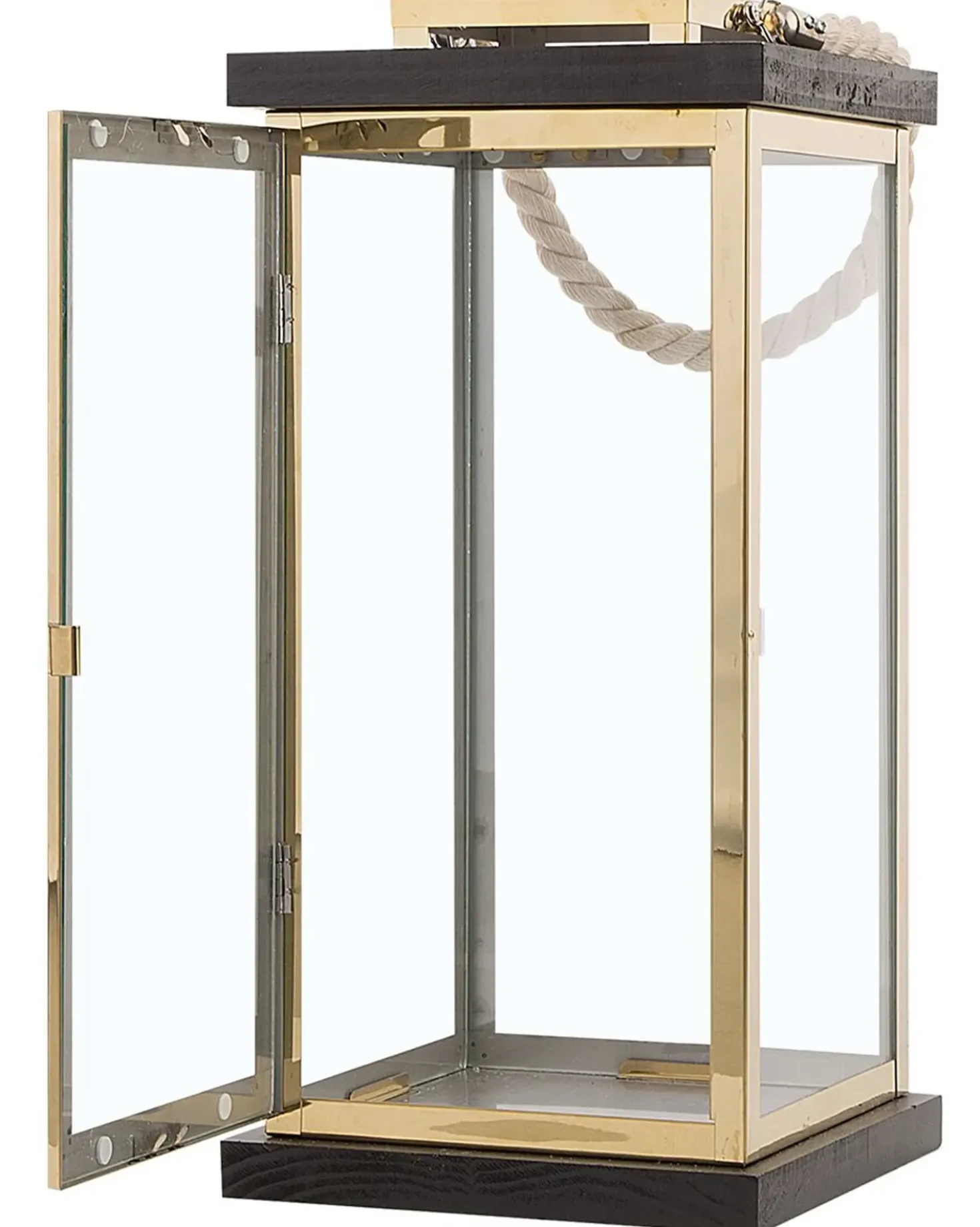 Lanterna BORNEO Metallo 41 cm Ottone