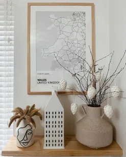 Lanterna DOLOK Metallo 40 cm Bianco