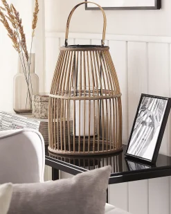 Lanterna HOSTE Bambù 32 cm Beige
