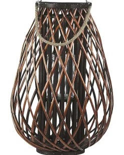 Lanterna KIUSIU Legno di salice 60 cm Marrone