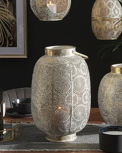Lanterna LANTAU Metallo 40 cm Oro