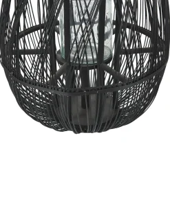 Lanterna TONGA Bambù 56 cm Nero