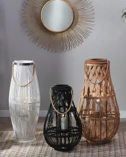 Lanterna TONGA Bambù 56 cm Nero