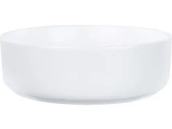 Lavabo da appoggio CALIG ⌀ 36 cm Ceramica Bianco sporco