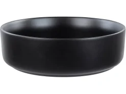 Lavabo da appoggio CALIG ⌀ 36 cm Ceramica Nero