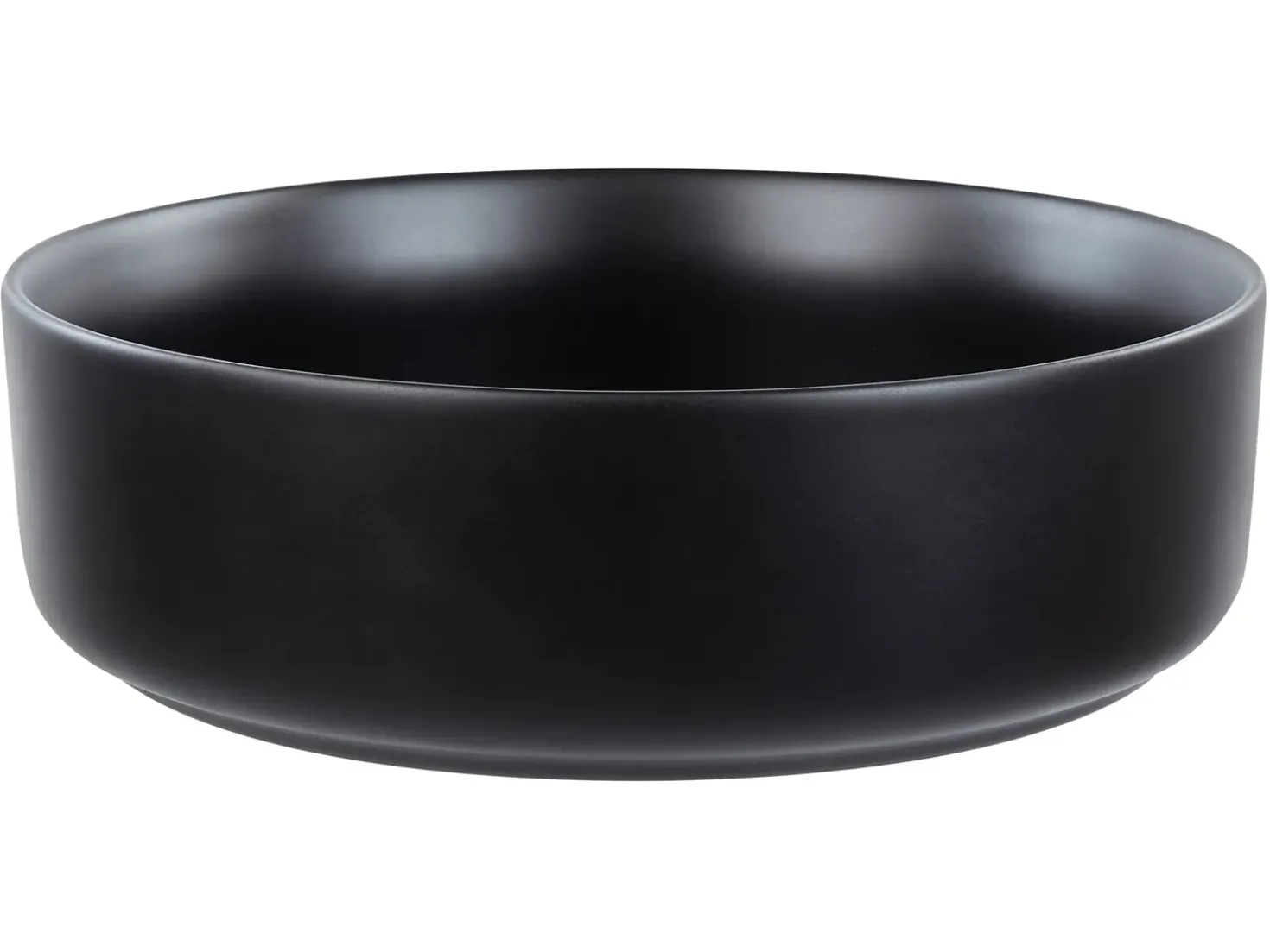Lavabo da appoggio CALIG ⌀ 36 cm Ceramica Nero