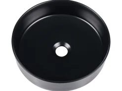 Lavabo da appoggio CALIG ⌀ 36 cm Ceramica Nero
