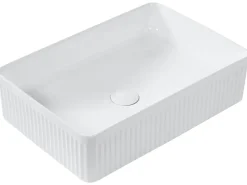 Lavabo da appoggio GELDO 50 x 34 cm Ceramica Bianco