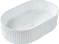 Lavabo da appoggio GELDO 49 x 31 cm Ceramica Bianco