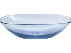 Lavabo da appoggio MOENGO 54 x 36 cm Superficie solida Blu