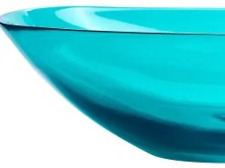 Lavabo da appoggio MOENGO 54 x 36 cm Superficie solida Turchese
