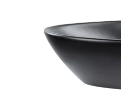 Lavabo da appoggio TIRIG 60 x 39 cm Ceramica Nero