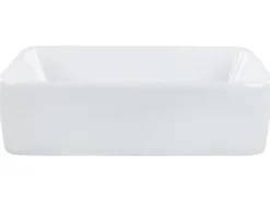 Lavabo da appoggio TRAVESIA 49 x 38 cm Ceramica Bianco