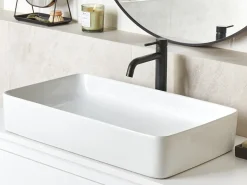 Lavabo da appoggio ULUA 61 x 35 cm Ceramica Bianco