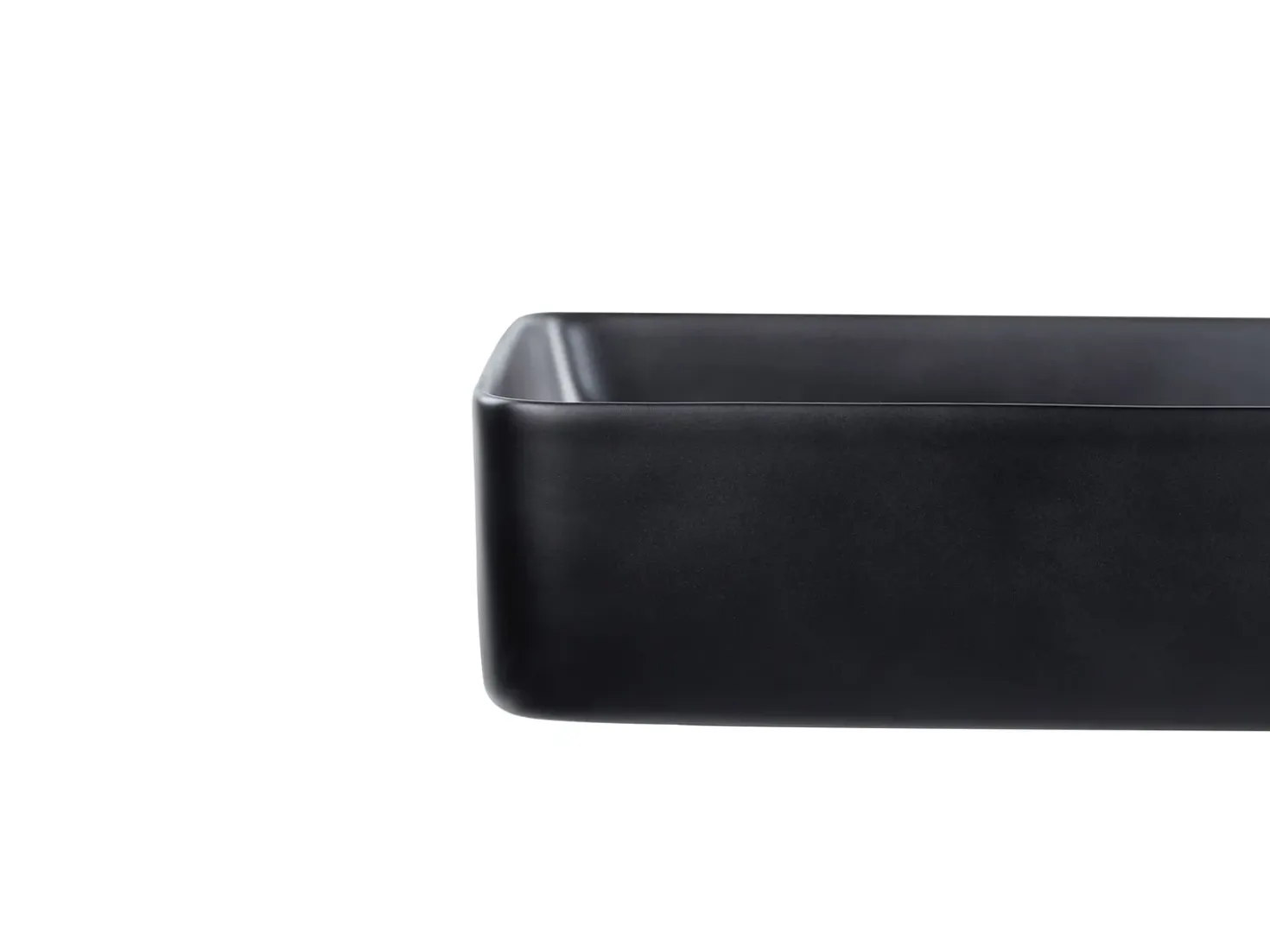 Lavabo da appoggio ULUA 61 x 35 cm Ceramica Nero