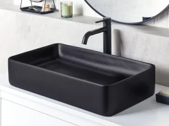 Lavabo da appoggio ULUA 61 x 35 cm Ceramica Nero