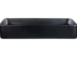 Lavabo da appoggio ULUA 61 x 35 cm Ceramica Nero