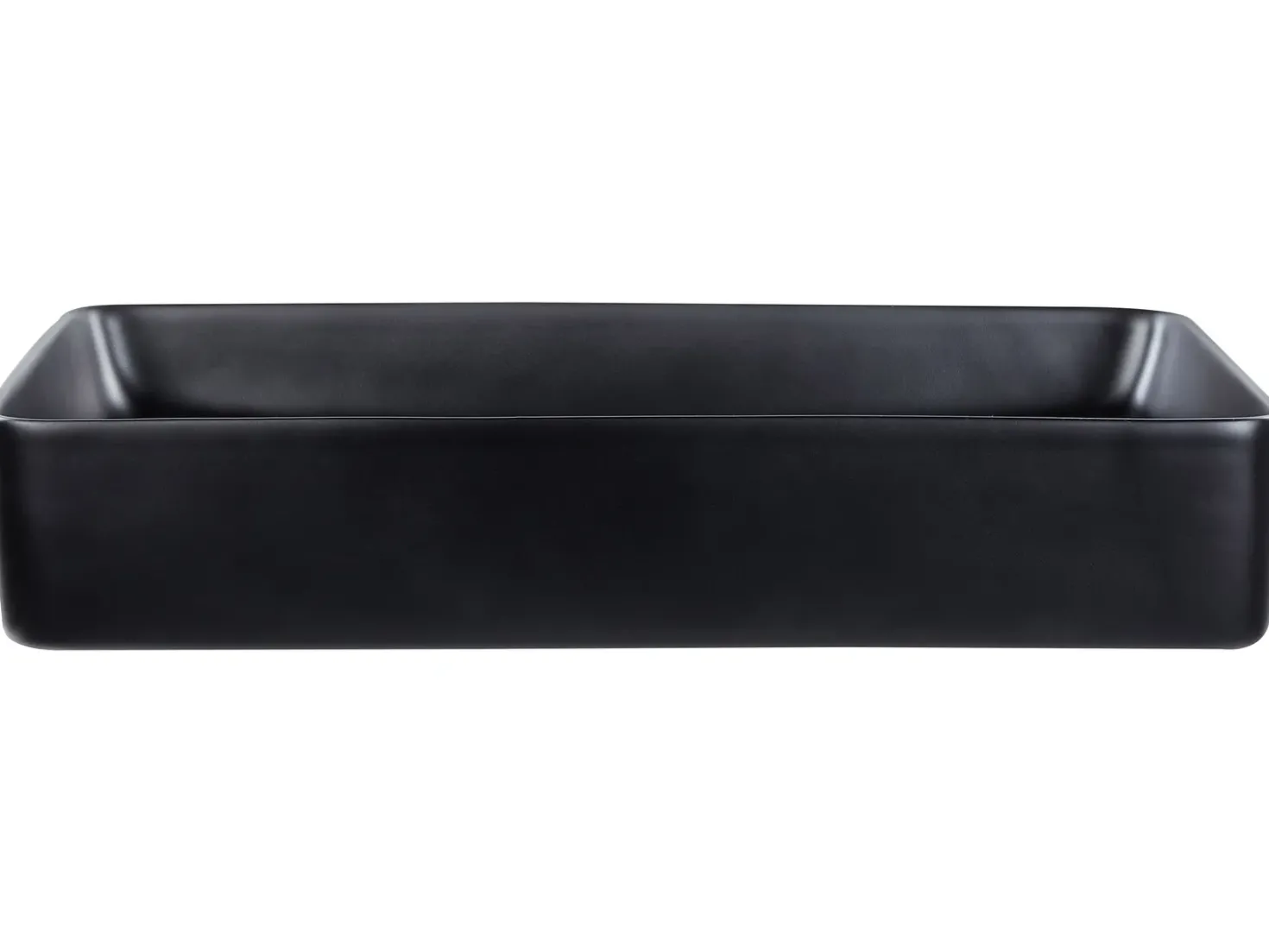 Lavabo da appoggio ULUA 61 x 35 cm Ceramica Nero