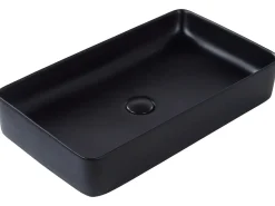 Lavabo da appoggio ULUA 61 x 35 cm Ceramica Nero
