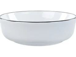 Lavabo da appoggio XERT ⌀ 42 cm Ceramica Bianco