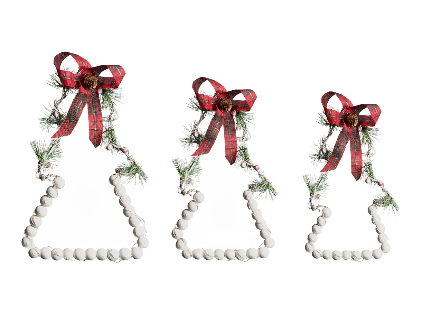 LED KYVESI Albero di Natale 20/25/30 cm Bianco