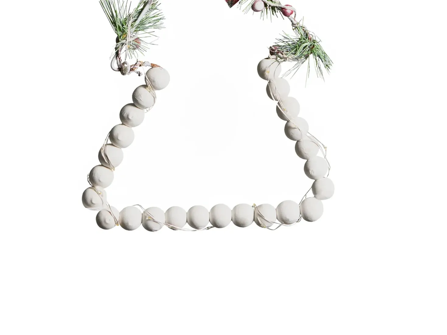 LED KYVESI Albero di Natale 20/25/30 cm Bianco