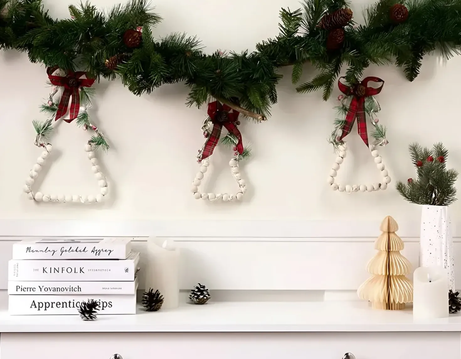 LED KYVESI Albero di Natale 20/25/30 cm Bianco