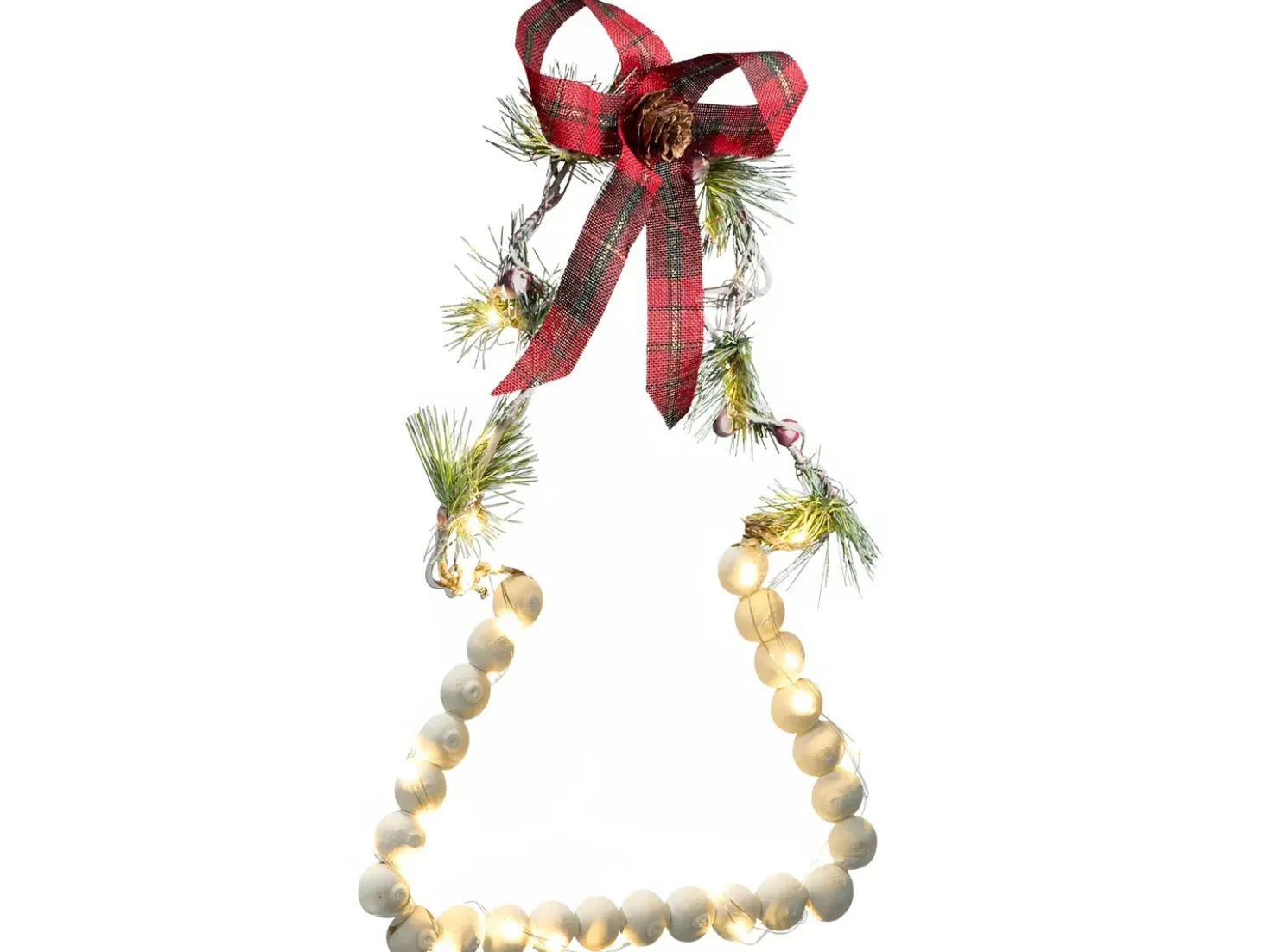 LED KYVESI Albero di Natale 20/25/30 cm Bianco