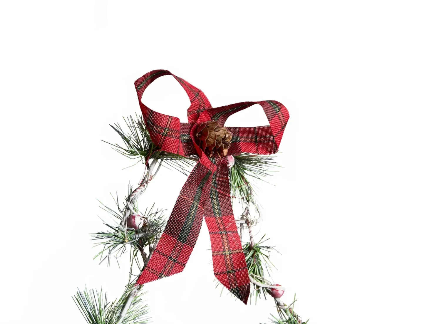 LED KYVESI Albero di Natale 20/25/30 cm Bianco