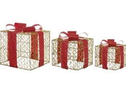 LED LYSEREN Regali di Natale 20/25/30 cm Oro