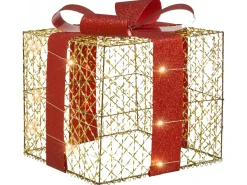 LED LYSEREN Regali di Natale 20/25/30 cm Oro
