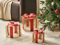 LED LYSEREN Regali di Natale 20/25/30 cm Oro