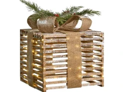 LED ROINE Regali di Natale 15/20/25 cm Marrone