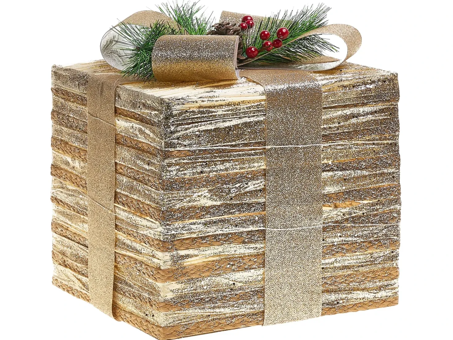 LED TOFTE Regali di Natale 20/25/30 cm Oro
