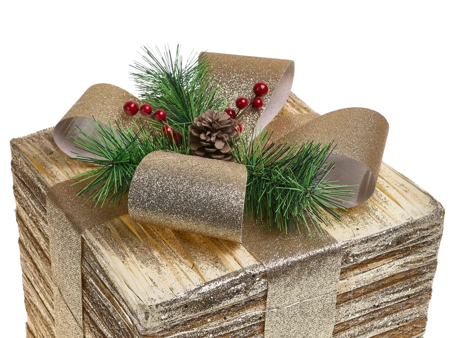 LED TOFTE Regali di Natale 20/25/30 cm Oro