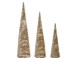 LED TUELSO Albero di Natale 60/80/100 cm Oro