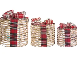 LED VEJLEN Regali di Natale 20/25/30 cm Beige