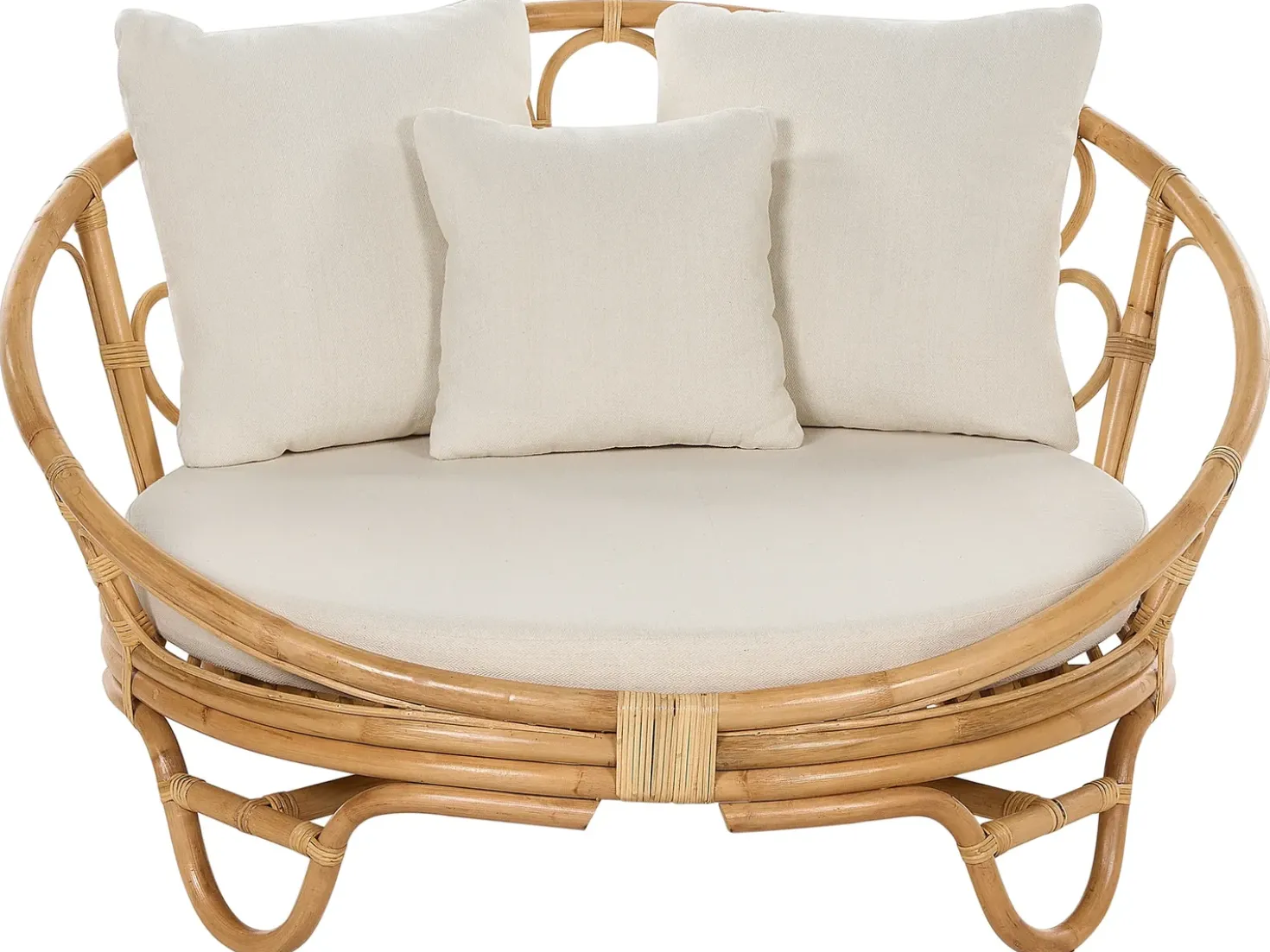 Lettino da giardino ROSSANO Rattan Naturale