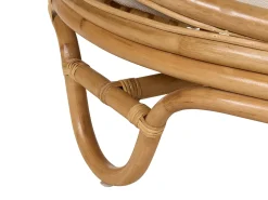 Lettino da giardino ROSSANO Rattan Naturale
