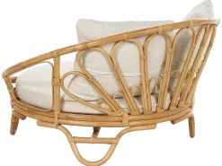 Lettino da giardino ROSSANO Rattan Naturale