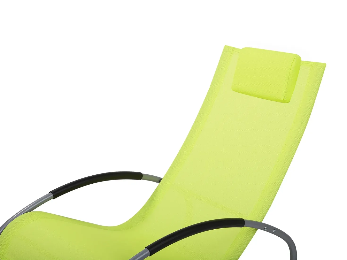 Lettino Prendisole a Dondolo CAMPO Metallo Verde lime