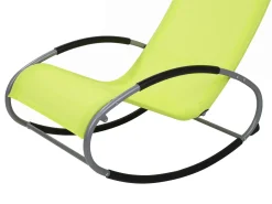 Lettino Prendisole a Dondolo CAMPO Metallo Verde lime